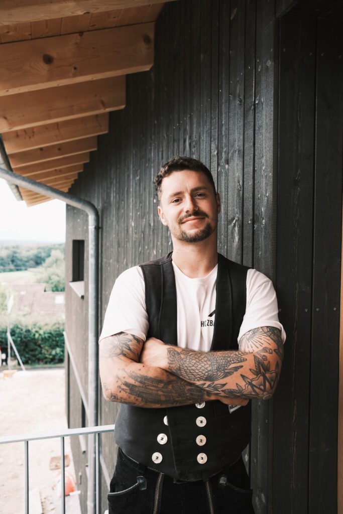 Portrait von Tim Köhler, Geschäftsführer Holzbau Köhler